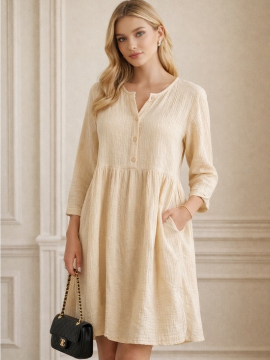 Rachel Pally Dresses & Skirts - Rachel Pally Rocio gauze cream color babydoll dress 20715